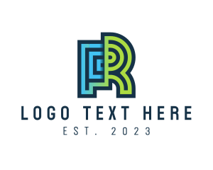 Technology Letter R  logo