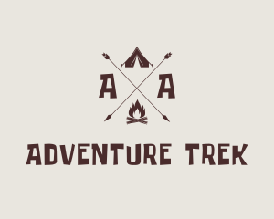 Outdoor Campsite Adventure logo design