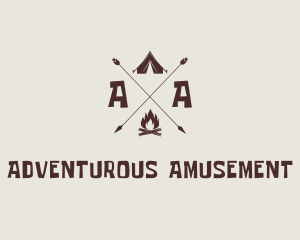 Outdoor Campsite Adventure logo design