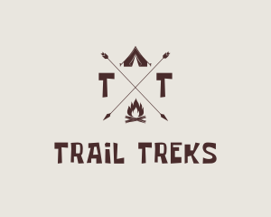 Outdoor Campsite Adventure logo design