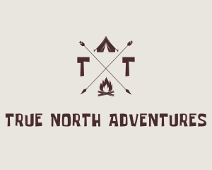 Outdoor Campsite Adventure logo design