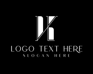 Luxury Elegant Business Letter K logo