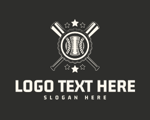 Vintage Baseball Emblem logo