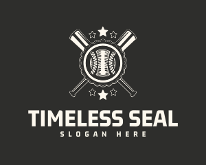 Vintage Baseball Emblem logo