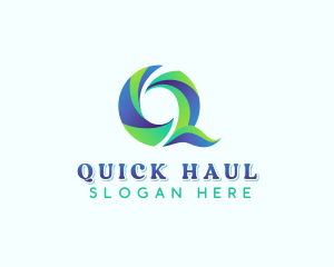 Creative Brand Letter Q logo design