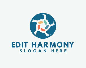 Round Colorful Camera Lens logo