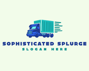 Truck Cargo Delivery Logo