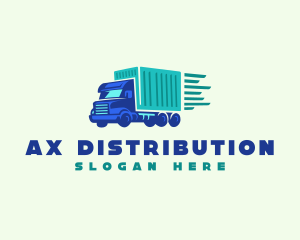 Truck Cargo Delivery logo design