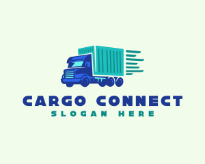 Truck Cargo Delivery logo design