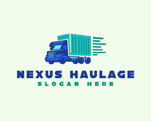 Truck Cargo Delivery logo design