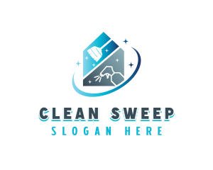 Housekeeper Clean Home logo design