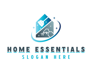 Housekeeper Clean Home logo design