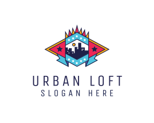 Urban Real Estate City logo design