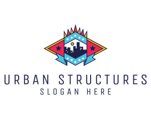 Urban Real Estate City logo design