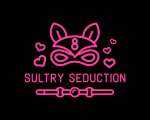 Mask Bunny Adult Erotic   logo design