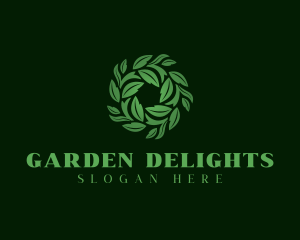 Organic Herbal Garden logo design