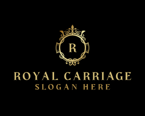 Royal Shield Crown logo design