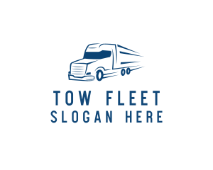 Delivery Truck Logistics logo design