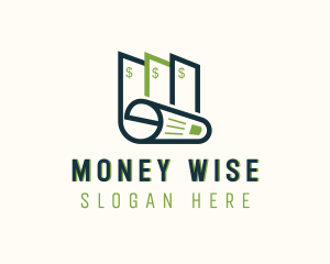 Money Check Document logo design