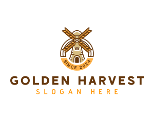 Grain Flour Mill logo design