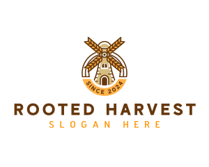 Grain Flour Mill logo design