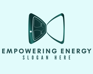 Green Bowtie Door logo design