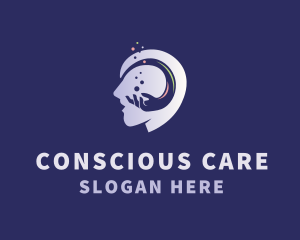 Human Mind Wellness logo design