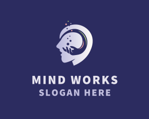 Human Mind Wellness logo design