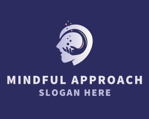 Human Mind Wellness logo design