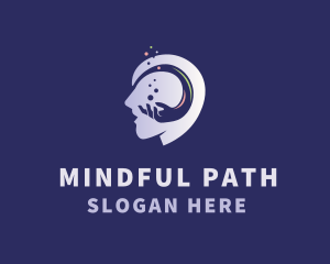 Human Mind Wellness logo design