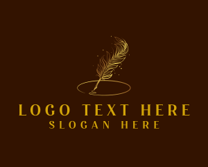 Luxury Feather Quill Pen  logo