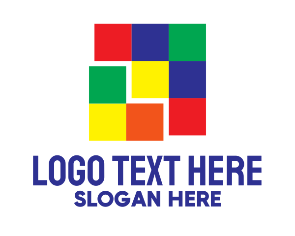 Squares logo example 1