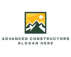 Mountain Summit Hiking logo design