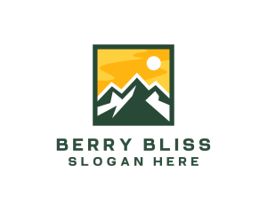 Mountain Summit Hiking logo design