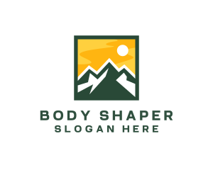 Mountain Summit Hiking logo design