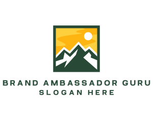 Mountain Summit Hiking logo design