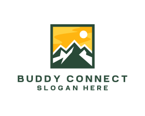 Mountain Summit Hiking logo design