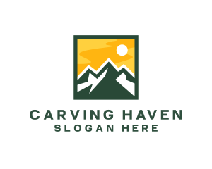 Mountain Summit Hiking logo design