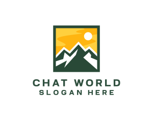 Mountain Summit Hiking logo design