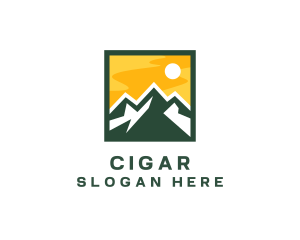 Mountain Summit Hiking logo design