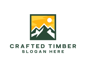 Mountain Summit Hiking logo design