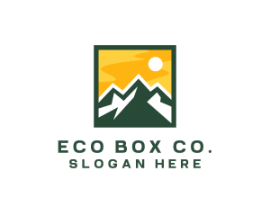 Mountain Summit Hiking logo design