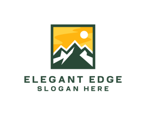 Mountain Summit Hiking logo design