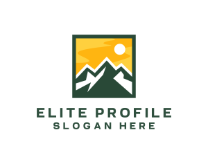 Mountain Summit Hiking logo design