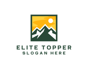 Mountain Summit Hiking logo design