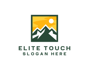 Mountain Summit Hiking logo design