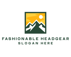 Mountain Summit Hiking logo design