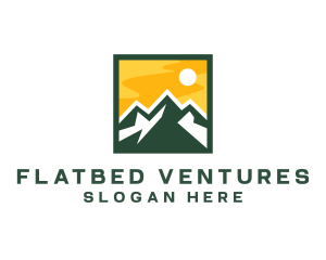 Mountain Summit Hiking logo design