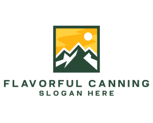 Mountain Summit Hiking logo design