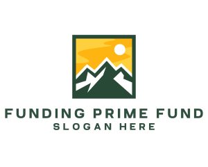 Mountain Summit Hiking logo design